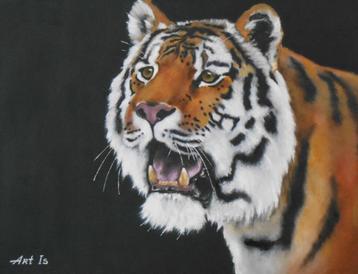 Peinture « Tigre » disponible aux enchères