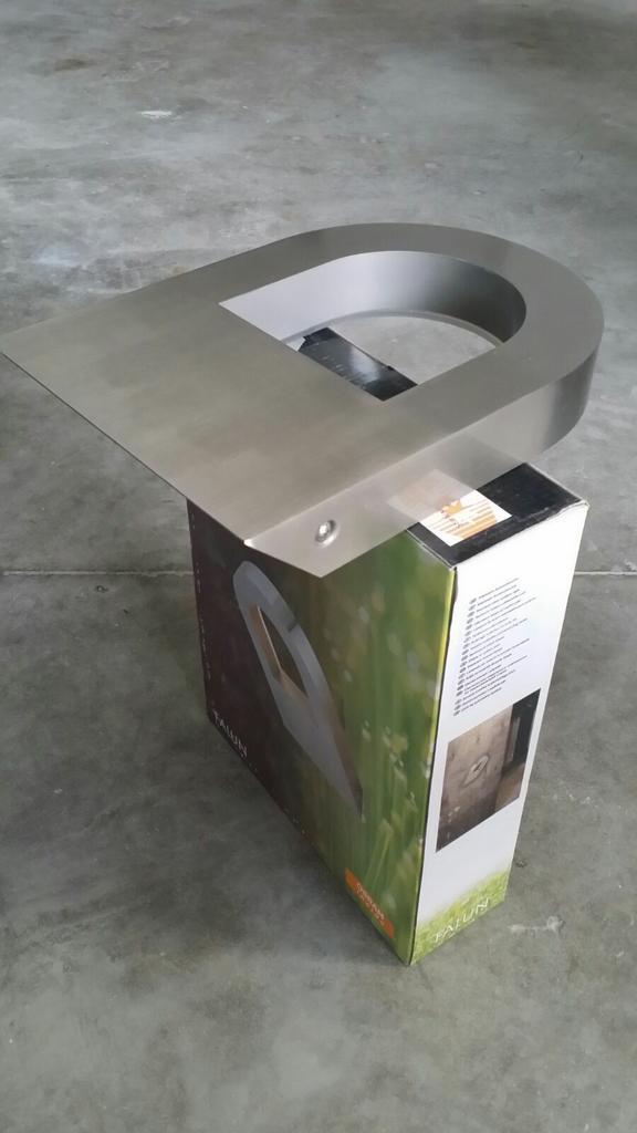 Modern en roestvrijstalen armatuur ip44, Huis en Inrichting, Lampen | Wandlampen, Ophalen of Verzenden