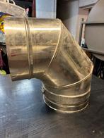 Rookafvoerkanaal dubbelwandig bocht 90 graden, Doe-het-zelf en Bouw, Ophalen, Zo goed als nieuw