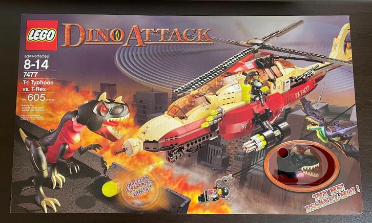 Lego 7477 Dino Attack T-1 Typhoon, Kinderen en Baby's, Speelgoed | Duplo en Lego, Nieuw, Lego, Complete set, Verzenden