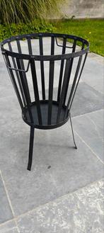 Vuurkorf nooit gebruikt 34cm diameter 58cm hoog, Ophalen, Zo goed als nieuw, Vuurkorf