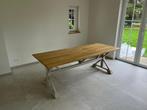 Eettafel - eik, Ophalen, 50 tot 100 cm, Flamant, Eikenhout