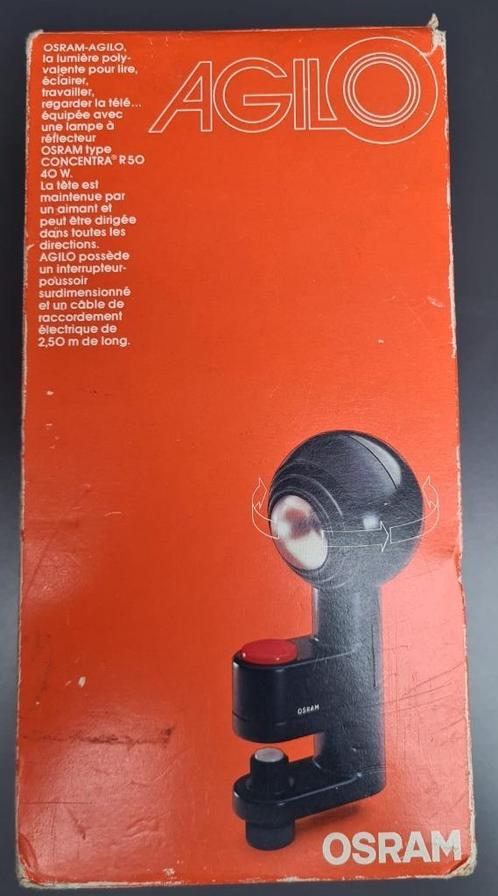 Lampje Osram Concentra R 50 Agilo, zwart, met doos, Antiek en Kunst, Antiek | Verlichting, Ophalen of Verzenden
