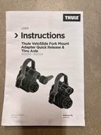 Thule Veloslide adapters steekas, Ophalen, Zo goed als nieuw