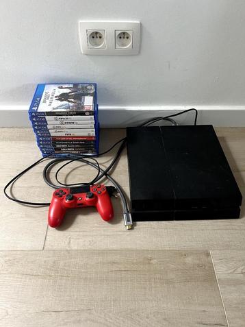 PlayStation 4 + 12 spelletjes beschikbaar voor biedingen