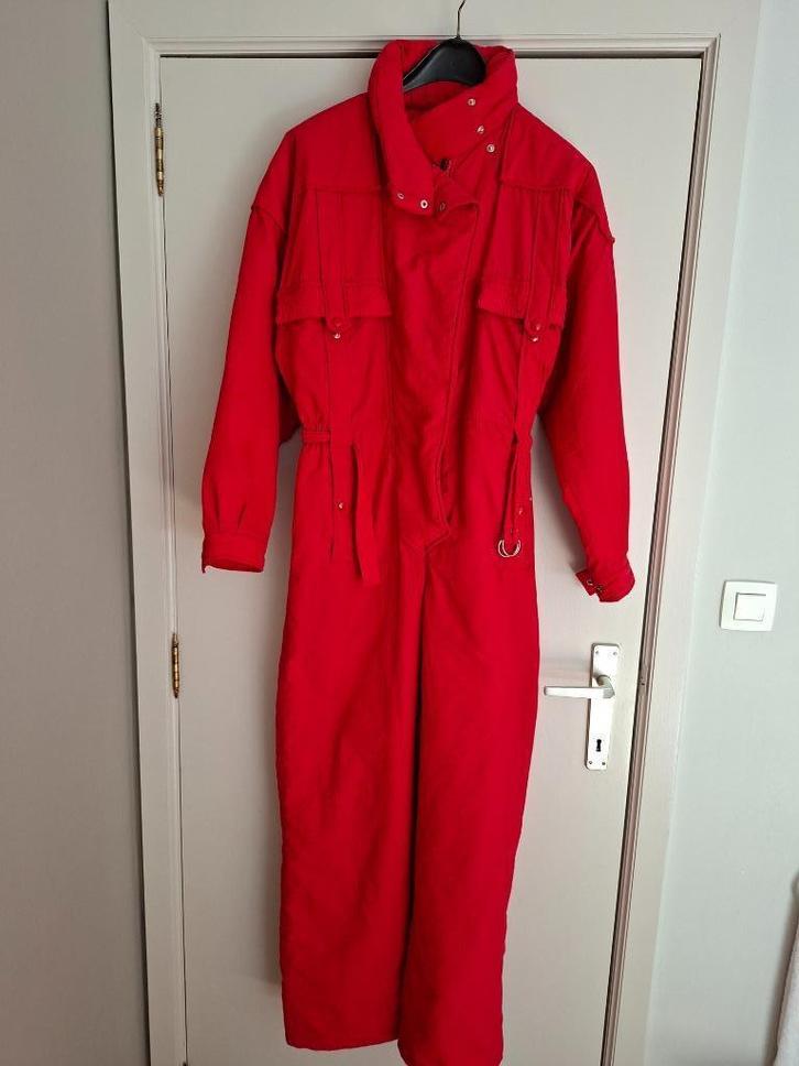 Rood eendelig skipak dames, Kleding | Dames, Wintersportkleding, Gedragen, Pak, Maat 42/44 (L), Ophalen of Verzenden