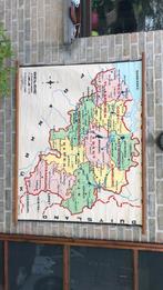 Oude schoolkaart, landkaart België staatkundig, Antiek en Kunst, Antiek | Schoolplaten, Ophalen
