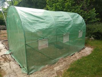 Tunnelserre, tomatenserre 3,5 x 2 x 2 m, in heel goede staat beschikbaar voor biedingen