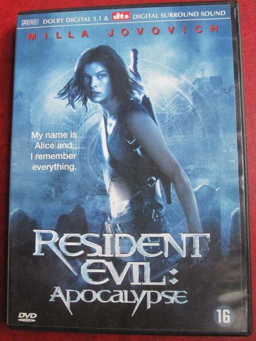 Resident Evil Apocalypse, Cd's en Dvd's, Dvd's | Horror, Zo goed als nieuw, Vampiers of Zombies, Vanaf 16 jaar, Ophalen of Verzenden