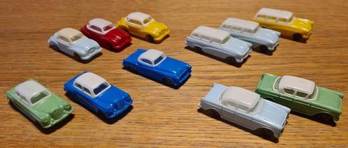 Set plastieken auto's voor gebruik bij modeltreinen (H0), Hobby en Vrije tijd, Modeltreinen | H0, Zo goed als nieuw, Overige typen