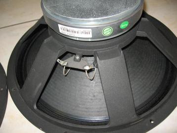 PAIRE DE WOOFER 38CM 96DB 300W, Enlèvement, Comme neuf