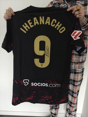 Sevilla FC matchworn shirt Iheanacho met certificaat beschikbaar voor biedingen