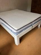 Auping Auronde Deelbaar wit 180/200 hoogte 40 cm compleet, Ophalen, Wit, Design, Tweepersoons