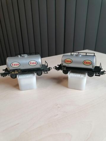 Marklin Esso wagons (2 stuks) DB disponible aux enchères