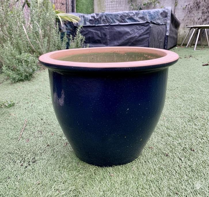 Bloempot vorstbestendig, Jardin & Terrasse, Pots de fleurs, Utilisé, Terracotta, Jardin, Moins de 40 cm, 25 à 40 cm, Rond, Enlèvement