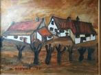 Polderlandschap, expressionistisch, Martin Neirynck, 1970, Ophalen