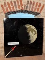 Plaque émaillée Tintin lune grand modele 1M, Verzamelen, Ophalen, Kuifje, Zo goed als nieuw