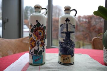 Delfts blauwe + Delfts Polychrome Bols fles, Enlèvement