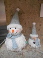 2 Mooie sneeuwman poppen, Diversen, Kerst, Ophalen of Verzenden, Zo goed als nieuw