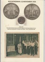 "Ja" badge NSDAP verkiezing 1933, foto's, biljet, Verzamelen, Militaria | Tweede Wereldoorlog, Embleem of Badge, Overige soorten