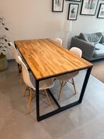 Tableau en bois, Maison & Meubles, Tables | Tables à manger, Enlèvement, Comme neuf, Métal