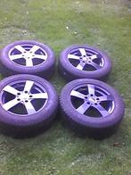a vendre 4 jantes en alliage noir dezent, Autos : Pièces & Accessoires, 16 pouces, Véhicule de tourisme, Enlèvement, Utilisé