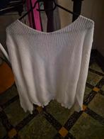 Witte warme trui met open rug in kant krop top model maat xl, Kleding | Dames, Overige Dameskleding, Ophalen