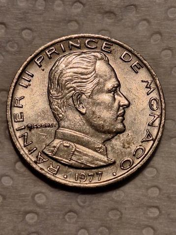 1 Franc Rainier III 1977 Monaco  beschikbaar voor biedingen