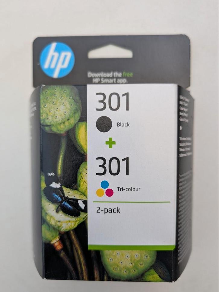 301 pack de 2 cartouches d'encre noir/trois couleurs authent, Computers en Software, Printerbenodigdheden, Zo goed als nieuw, Ophalen of Verzenden