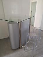 Superbe comptoir de magasin ou bar Design de qualité en méta, Enlèvement, Comme neuf, Verre