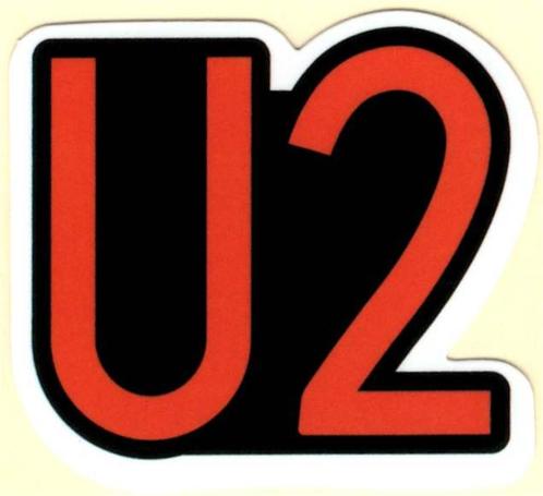 U2 sticker #3, Collections, Musique, Artistes & Célébrités, Neuf, Envoi