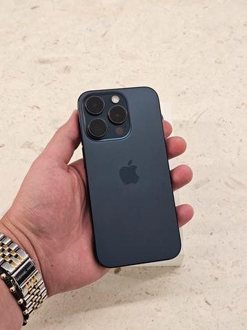 IPHONE 15 PRO 5G 128GB BLUE TITANIUM  beschikbaar voor biedingen