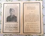 Carte de prière allemande WW2 Heinz Georg Roskopf 1944, Rhei, Collections, Objets militaires | Seconde Guerre mondiale, Autres types