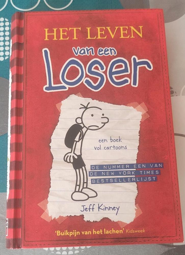 Het leven van een loser 1 eerste boek rood, Boeken, Kinderboeken | Jeugd | 10 tot 12 jaar, Gelezen, Fictie, Ophalen of Verzenden