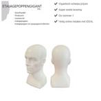 Presentatie Hoofd Mannelijk Model Zwart of Wit of Huidskleur, Ophalen of Verzenden, Nieuw, One size fits all, ETALAGEPOPPENGIGANT.NL