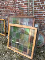 Glas in lood ramen, Doe-het-zelf en Bouw, Glas en Ramen, Glas in lood, Gebruikt, Gevelraam of Ruit, Ophalen