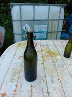 Oude vintage bierfles brouwerij Wielemans Ceuppens Brussel, Verzamelen, Ophalen of Verzenden