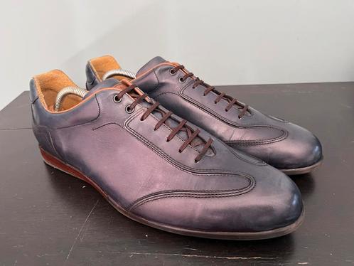 Van Bommel sneakers maat 10 / 44, Kleding | Heren, Schoenen, Zo goed als nieuw, Sneakers, Blauw, Ophalen of Verzenden