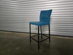 Nieuwe barkrukken 65cm zithoogte blauw velvet, Ophalen of Verzenden, Nieuw