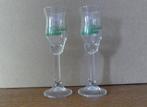 2 glazen Wortegemsen, Verzamelen, Ophalen of Verzenden, Zo goed als nieuw, Borrel- of Shotglas