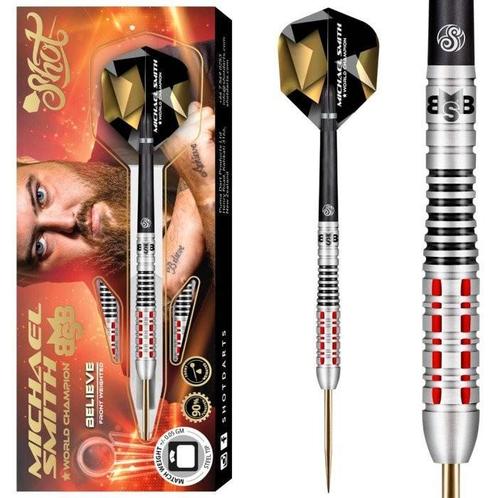 8 sets shot Michael Smith, Sport en Fitness, Darts, Zo goed als nieuw, Ophalen