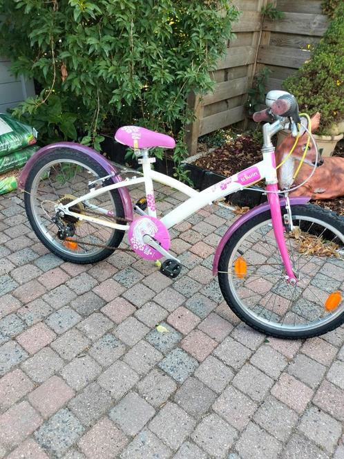 Meisjesfiets, Fietsen en Brommers, Fietsen | Meisjes, Gebruikt, 20 inch, Versnellingen, Ophalen