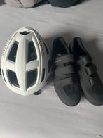 Koersschoenen+ helm, Sport en Fitness, Wielrennen, Ophalen, Zo goed als nieuw, Helm