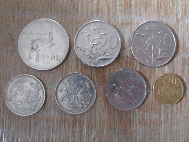21 munten Zuid Afrika, Postzegels en Munten, Munten | Afrika, Losse munt, Zuid-Afrika, Ophalen of Verzenden