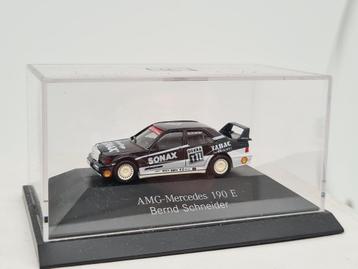 Mercedes 190E AMG DTM Bernd Schneider - Herpa 1/87 beschikbaar voor biedingen