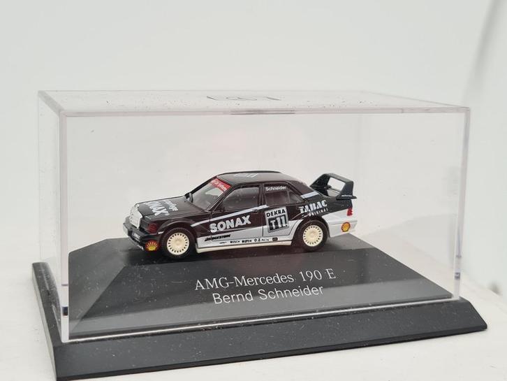 Mercedes 190E AMG DTM Bernd Schneider - Herpa 1/87, Hobby en Vrije tijd, Modelauto's | 1:87, Zo goed als nieuw, Auto, Herpa, Verzenden