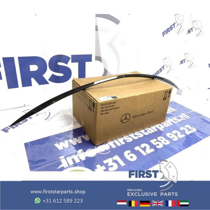 W205 C KLASSE CARBON FIBER KOFFERBAK SPOILER 2014-2021 Merce, Autos : Pièces & Accessoires, Carrosserie & Tôlerie, Haillon arrière