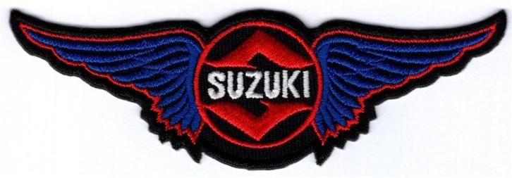 Suzuki stoffen opstrijk patch embleem #7, Motoren, Accessoires | Overige, Nieuw, Verzenden