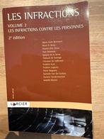 Livre LARCIER intersentia code pénal les infractions tome 2, Ophalen of Verzenden, Zo goed als nieuw