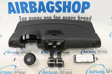 Airbag set - dashboard mat zwart volkswagen up (2012-2016)